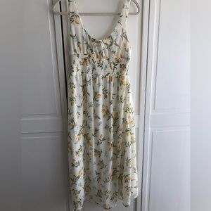 Sincerely Jules Lemon Pattern Maxi Dress